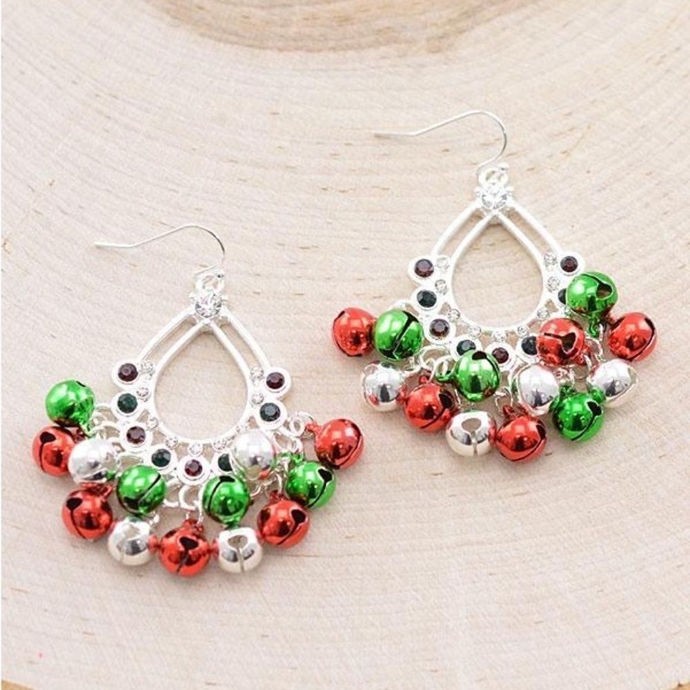 Christmas Bell Charm Earrings